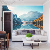 Fototapeta Jezioro Lago Di Braies We Włoszech