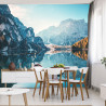 Fototapeta Jezioro Lago Di Braies We Włoszech