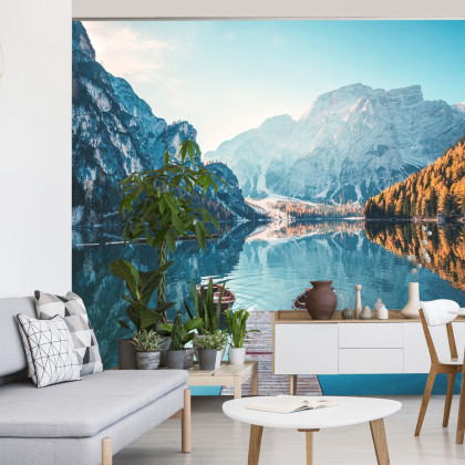 Fototapeta Jezioro Lago Di Braies We Włoszech