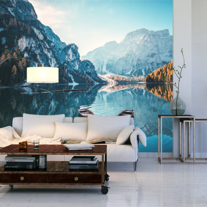 Fototapeta Jezioro Lago Di Braies We Włoszech
