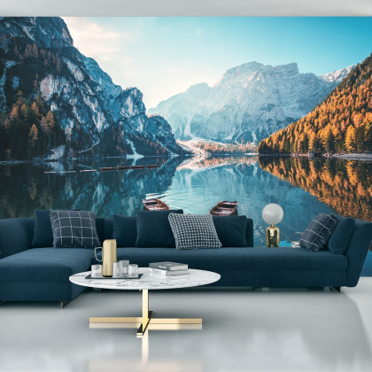 Fototapeta Jezioro Lago Di Braies We Włoszech