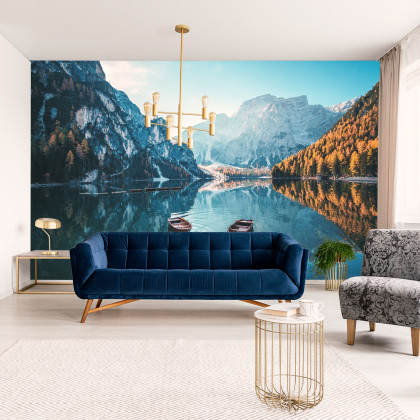 Fototapeta Jezioro Lago Di Braies We Włoszech