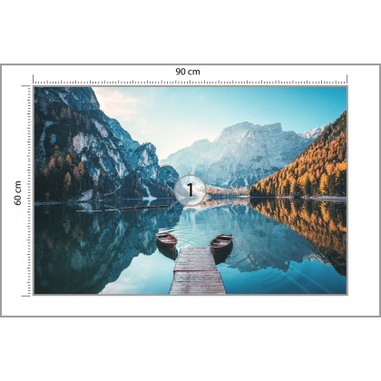 Fototapeta Jezioro Lago Di Braies We Włoszech