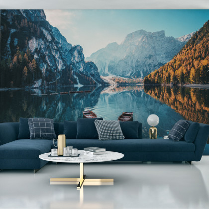 Fototapeta Jezioro Lago Di Braies We Włoszech