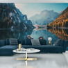 Fototapeta Jezioro Lago Di Braies We Włoszech