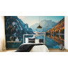 Fototapeta Jezioro Lago Di Braies We Włoszech