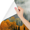 Fototapeta Mgła Nad Jesiennym Lasem