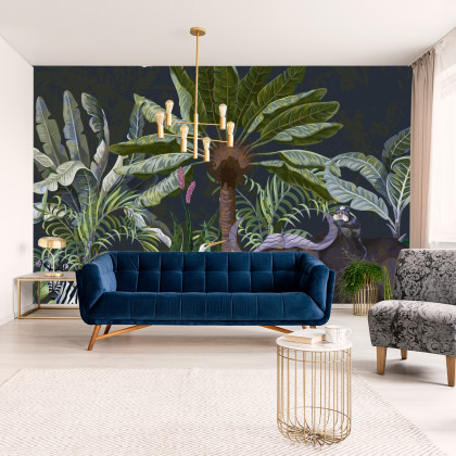 Fototapeta Zwierzęta Wśród Palm I Roślin