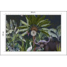 Fototapeta Zwierzęta Wśród Palm I Roślin