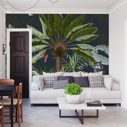 Fototapeta Zwierzęta Wśród Palm I Roślin