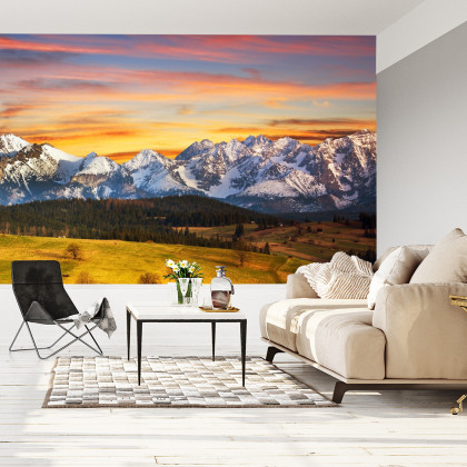 Fototapeta Tatry O Zachodzie Słońca