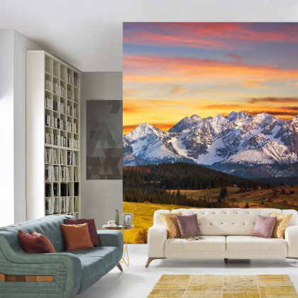 Fototapeta Tatry O Zachodzie Słońca