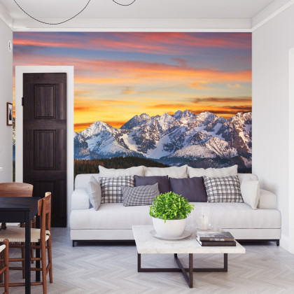 Fototapeta Tatry O Zachodzie Słońca