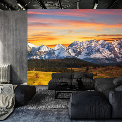 Fototapeta Tatry O Zachodzie Słońca