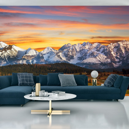 Fototapeta Tatry O Zachodzie Słońca