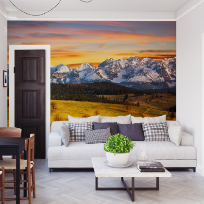 Fototapeta Tatry O Zachodzie Słońca
