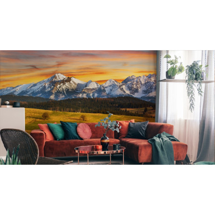 Fototapeta Tatry O Zachodzie Słońca