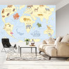 Fototapeta Dziecięca Mapa Vintage