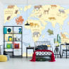 Fototapeta Dziecięca Mapa Vintage