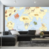 Fototapeta Dziecięca Mapa Vintage
