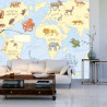 Fototapeta Dziecięca Mapa Vintage
