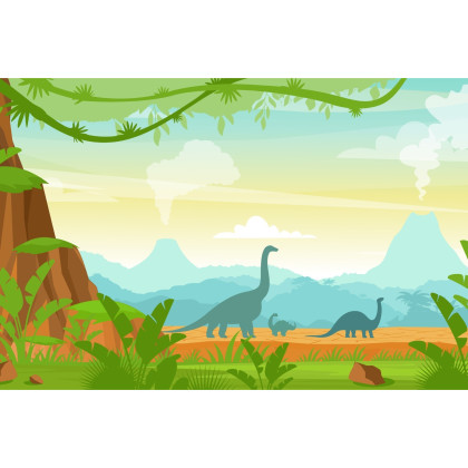 Fototapeta Dinozaury W Dżungli