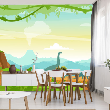 Fototapeta Dinozaury W Dżungli