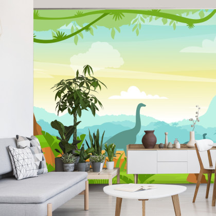 Fototapeta Dinozaury W Dżungli