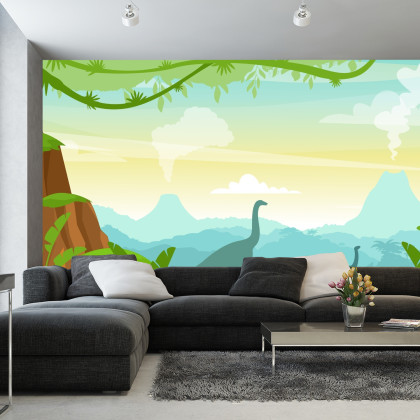 Fototapeta Dinozaury W Dżungli