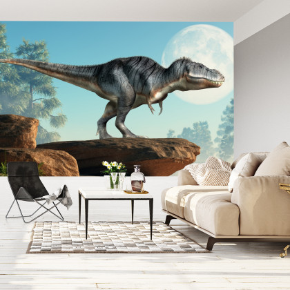 Fototapeta Dinozaur Na Skałach
