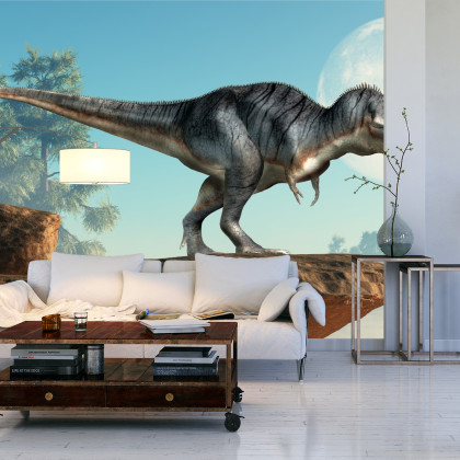Fototapeta Dinozaur Na Skałach