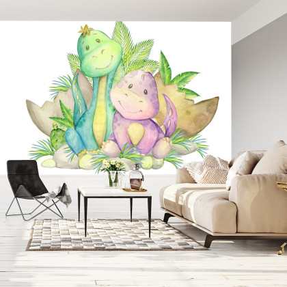 Fototapeta Małe Urocze Dinozaury