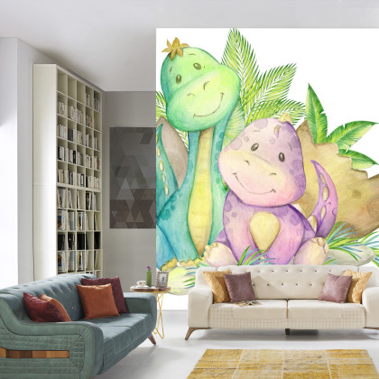 Fototapeta Małe Urocze Dinozaury