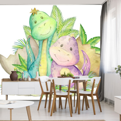 Fototapeta Małe Urocze Dinozaury