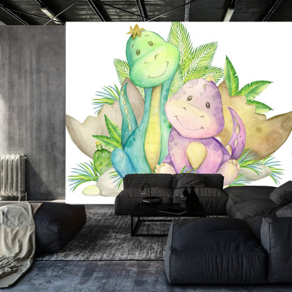 Fototapeta Małe Urocze Dinozaury