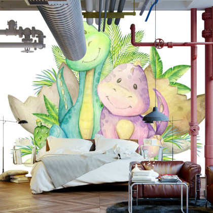 Fototapeta Małe Urocze Dinozaury