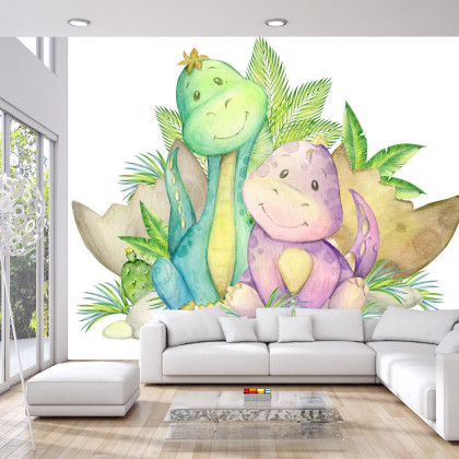 Fototapeta Małe Urocze Dinozaury