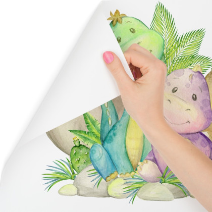 Fototapeta Małe Urocze Dinozaury