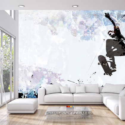 Fototapeta Skateboarding W Stylu Graficznym