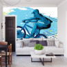 Fototapeta Rowerzysta W Stylu Graffiti