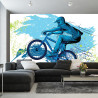 Fototapeta Rowerzysta W Stylu Graffiti