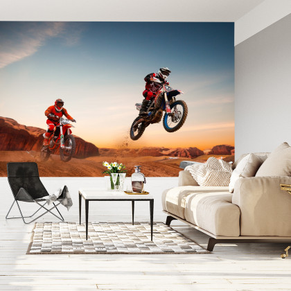 Fototapeta Motory Na Pustyni