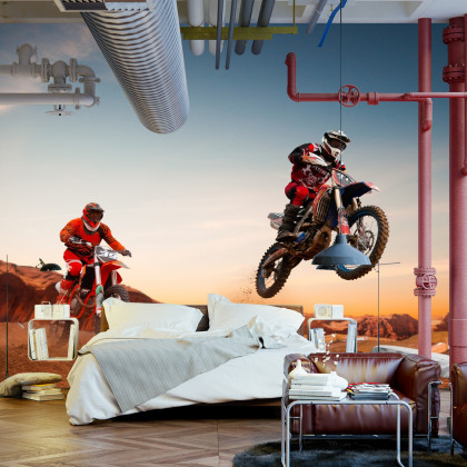Fototapeta Motory Na Pustyni