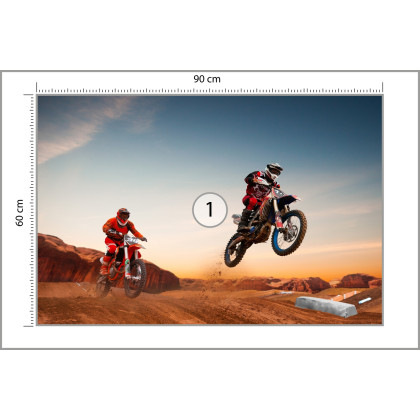 Fototapeta Motory Na Pustyni