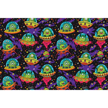 Fototapeta Kolorowe Zwariowane Ufo