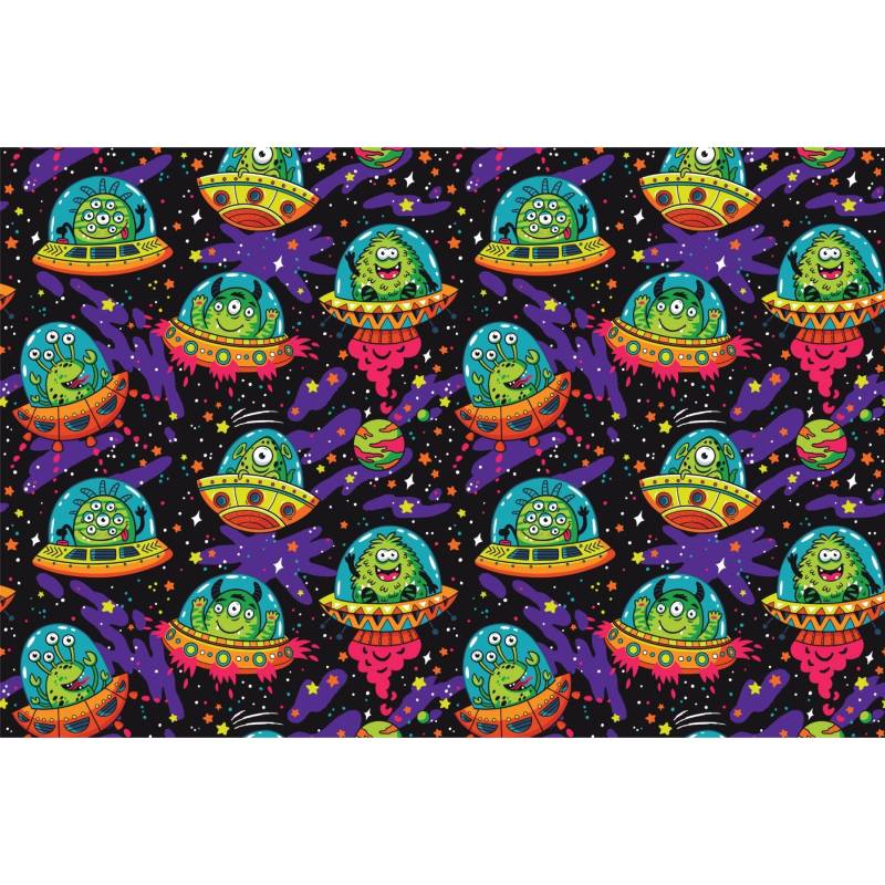 Fototapeta Kolorowe Zwariowane Ufo