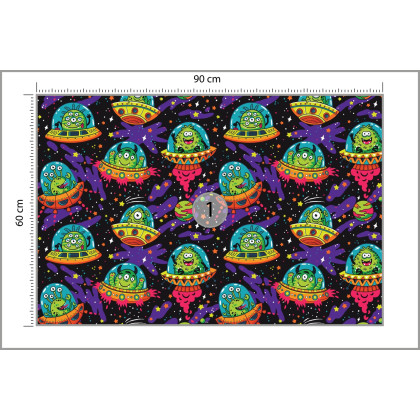 Fototapeta Kolorowe Zwariowane Ufo