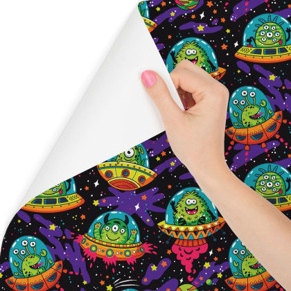 Fototapeta Kolorowe Zwariowane Ufo