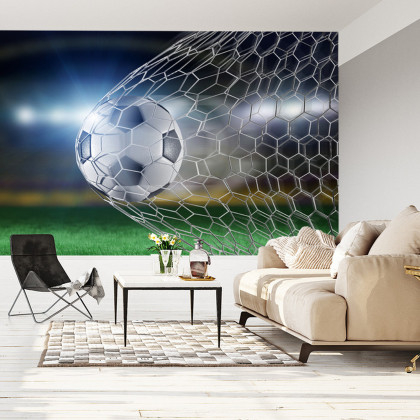 Fototapeta Piłka Nożna Gol 3D