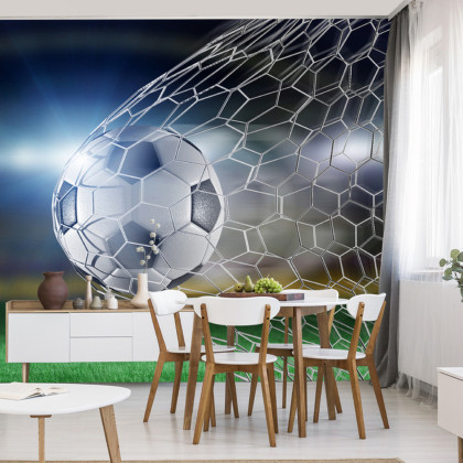 Fototapeta Piłka Nożna Gol 3D
